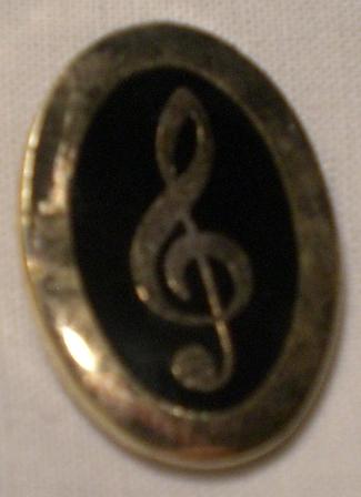 Treble Clef pin
